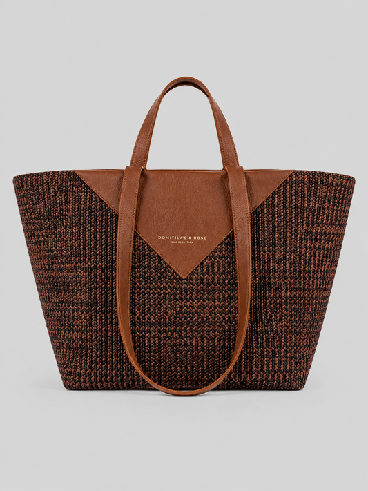 LARGE TOTE MARRÓN