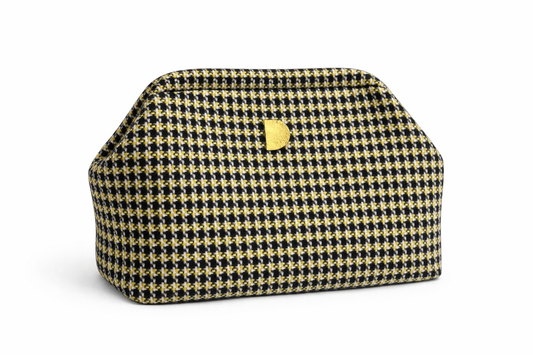 Clutch Mini Tulipán - Negro y Amarillo
